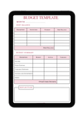 Budget Sheets