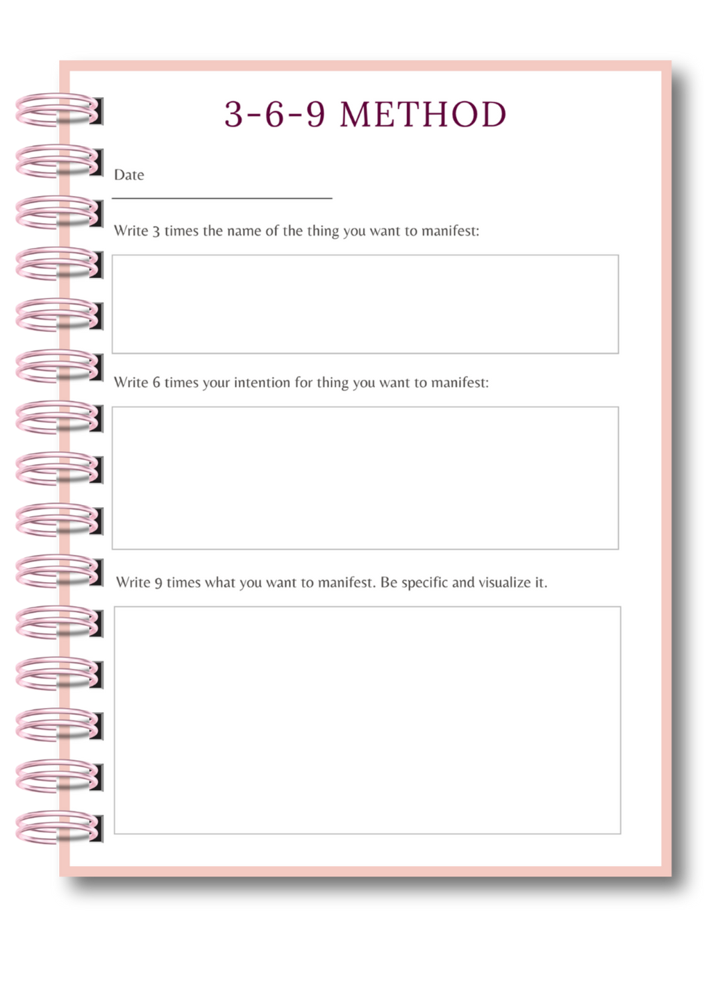 Manifestation Planner