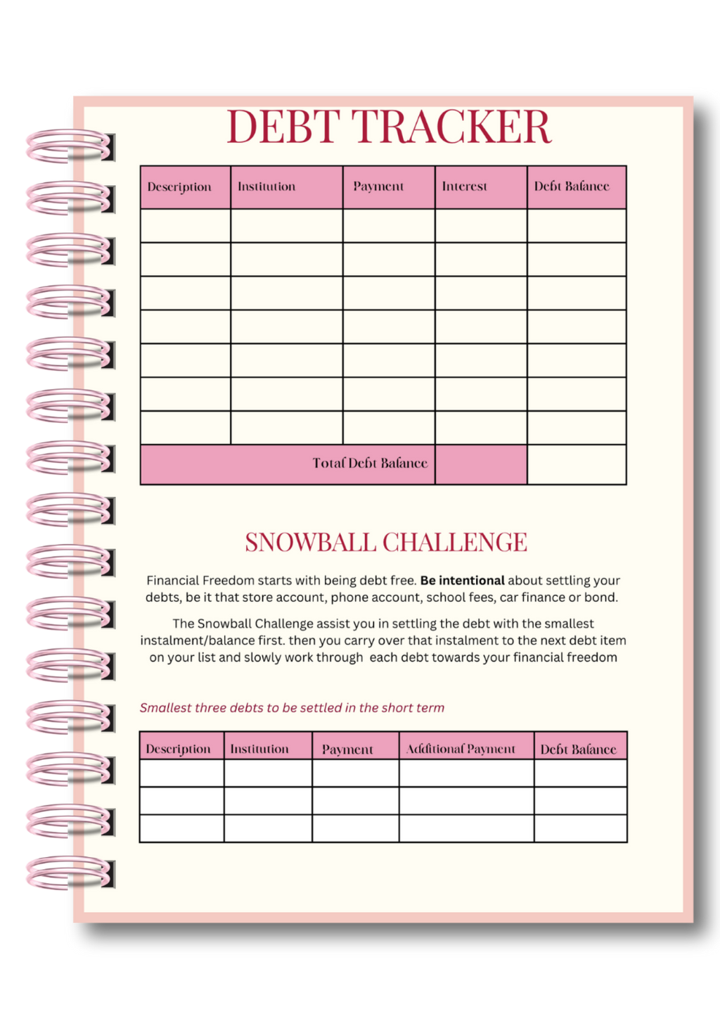 Level Up Your Finances: The Financial Freedom Journal