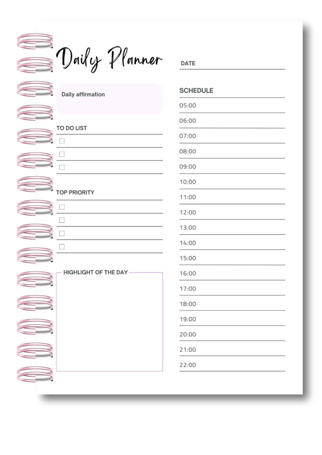 2026 Daily Planner