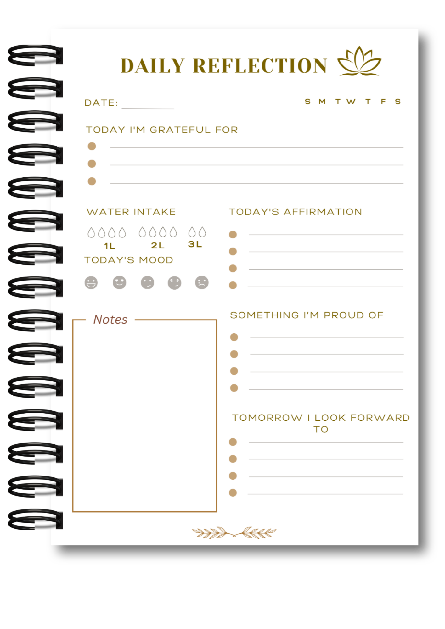 Bloom & Balance: Self-Care and Gratitude Journal