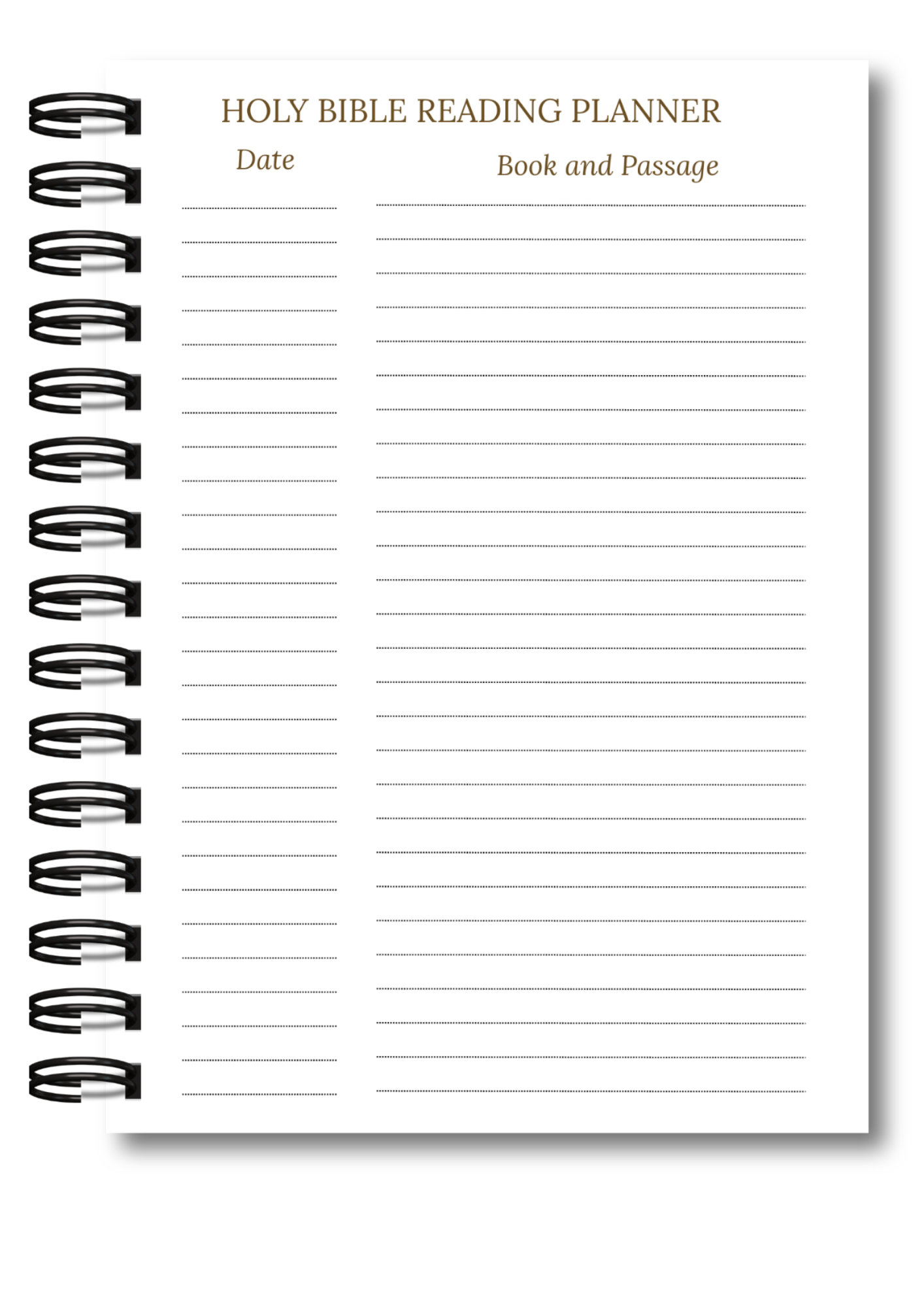 Bible Study Journal