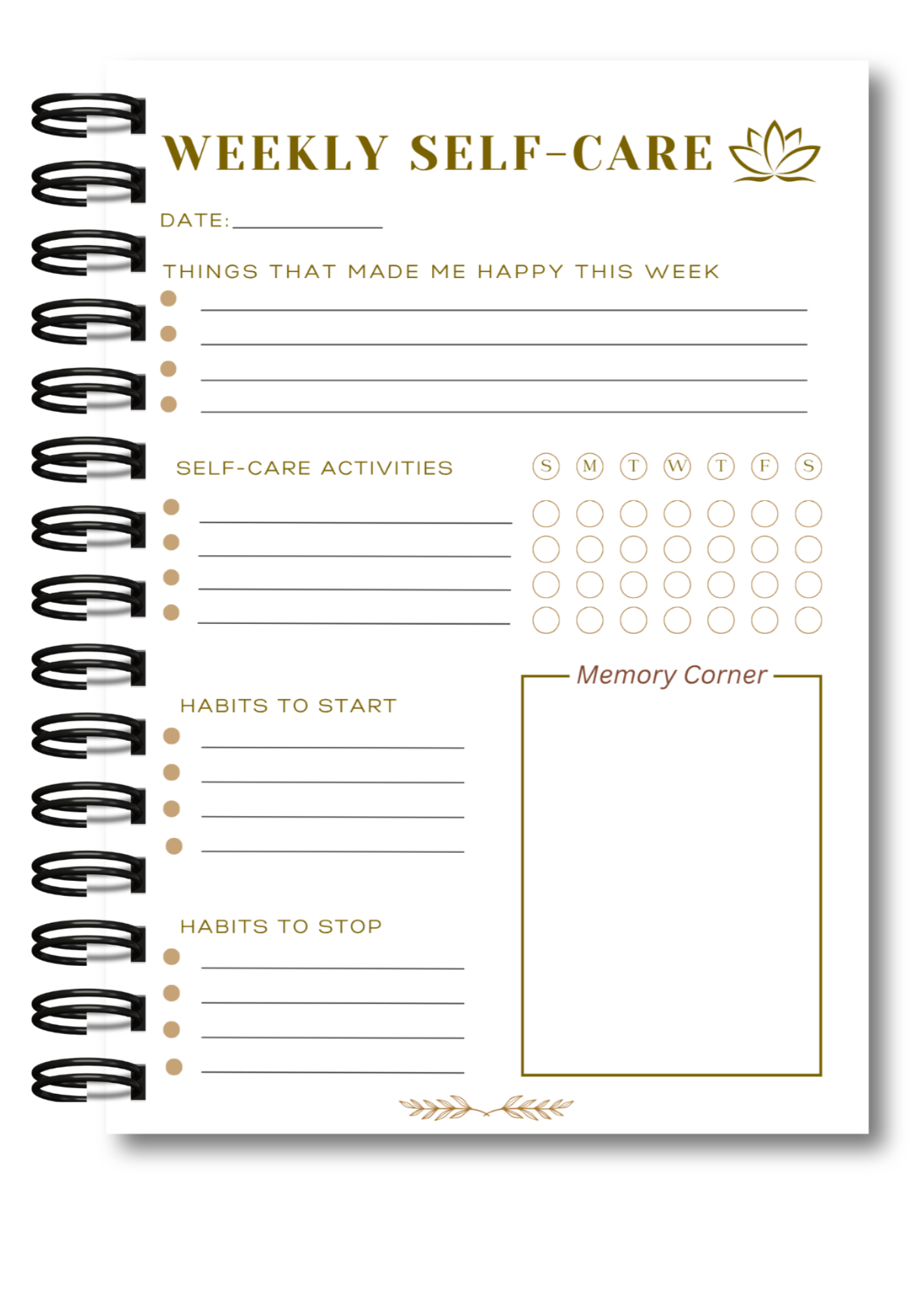 Bloom & Balance: Self-Care and Gratitude Journal