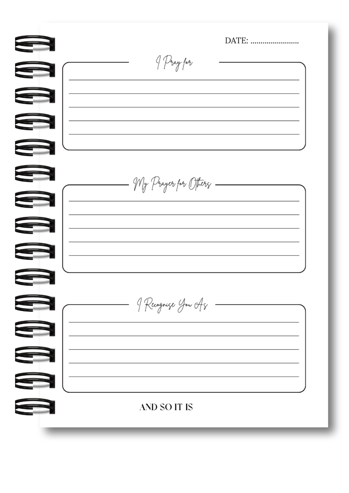 Dear God - Prayer Journal