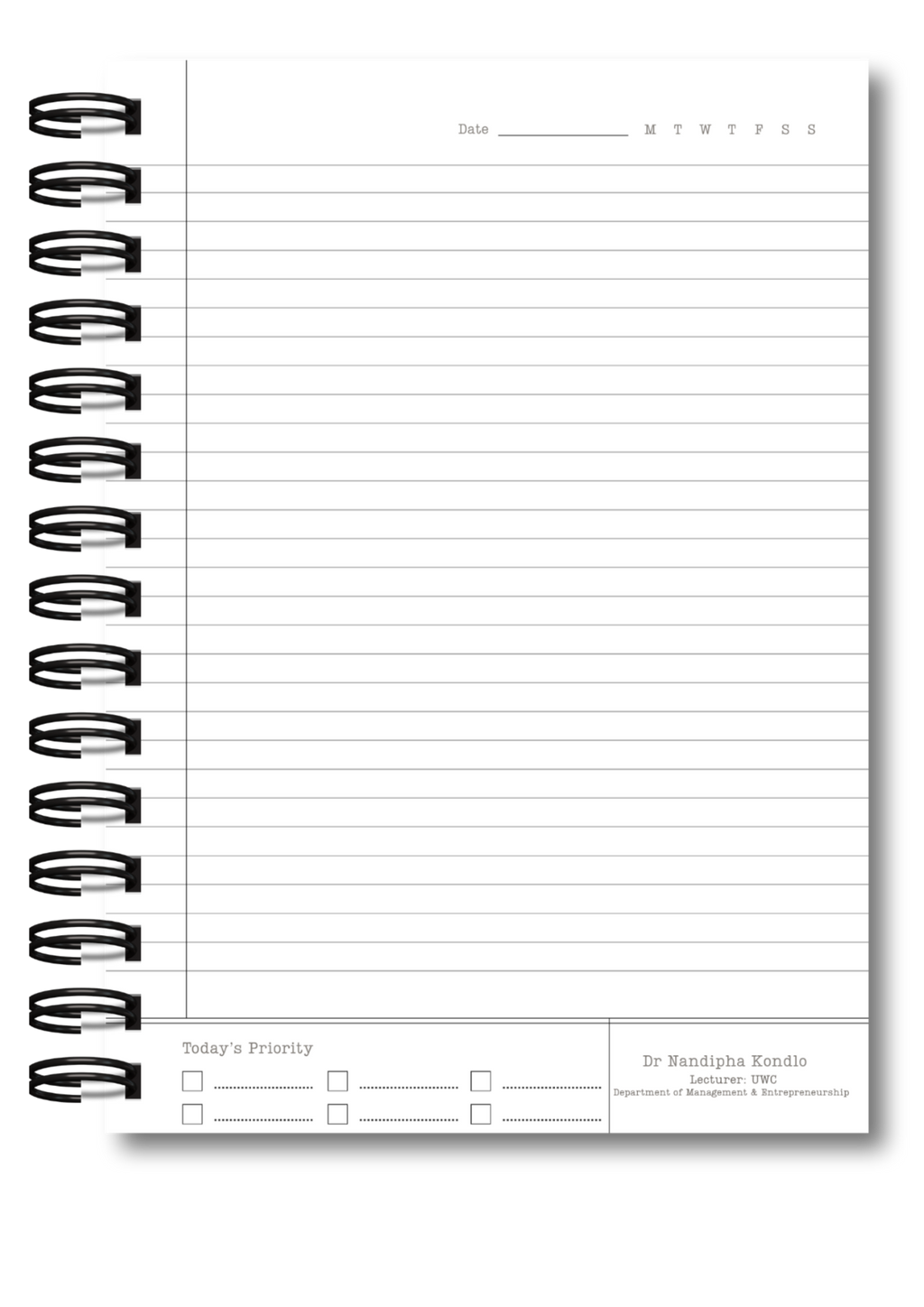 Personalised Daily Planner