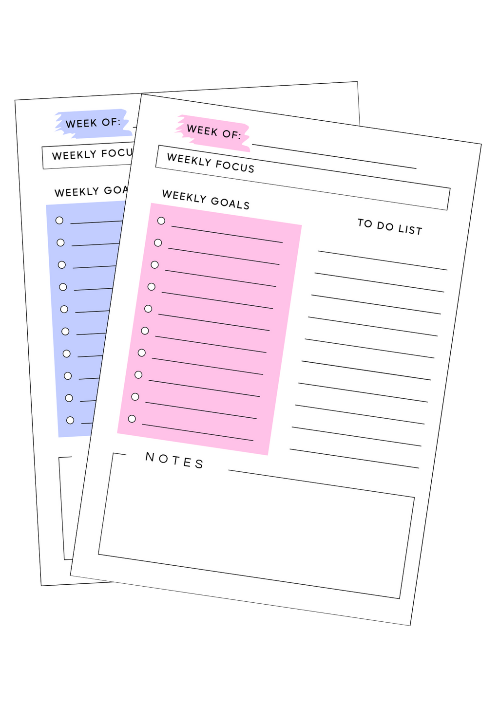 Weekly Focus Planner
